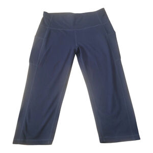 Dragon Fit Womens XL High Waisted Crop Capri Leggings